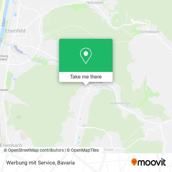 Карта Werbung mit Service