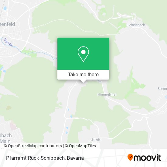 Pfarramt Rück-Schippach map