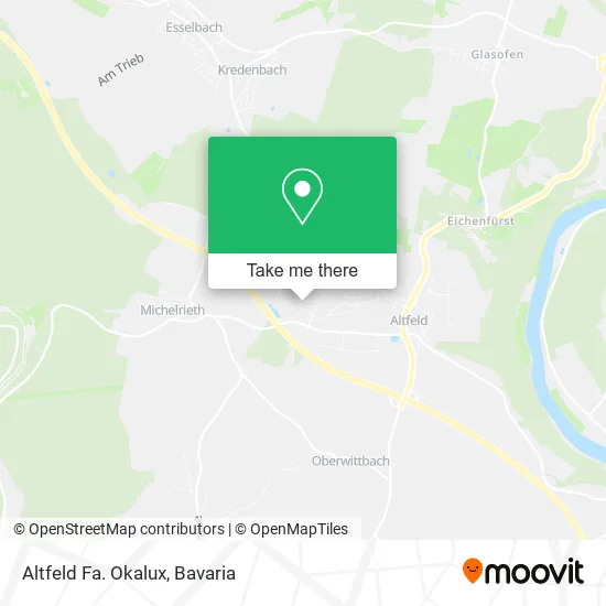 Карта Altfeld Fa. Okalux