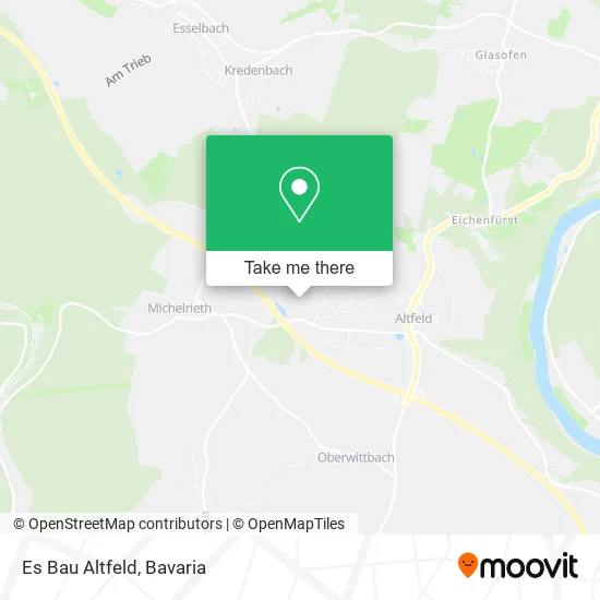Карта Es Bau Altfeld