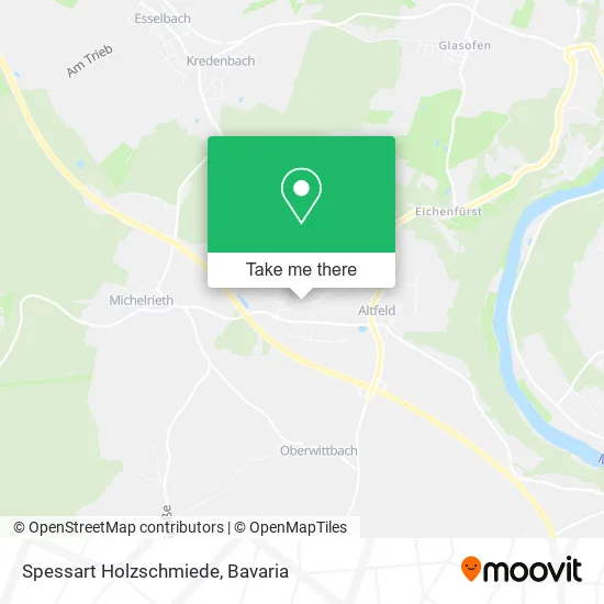 Карта Spessart Holzschmiede