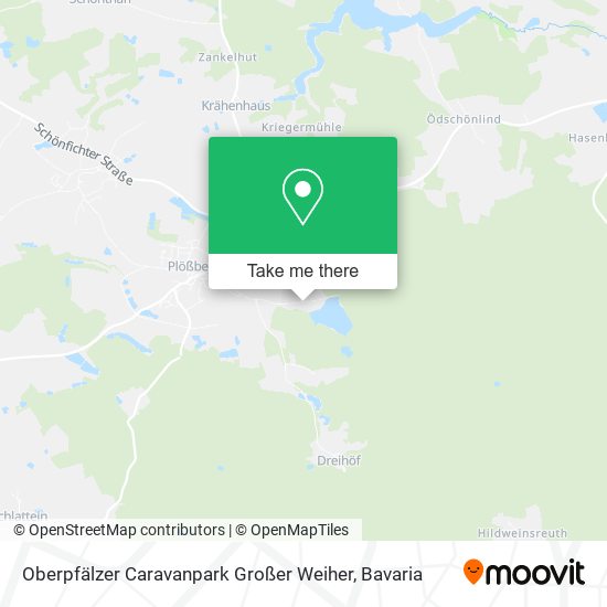 Oberpfälzer Caravanpark Großer Weiher map