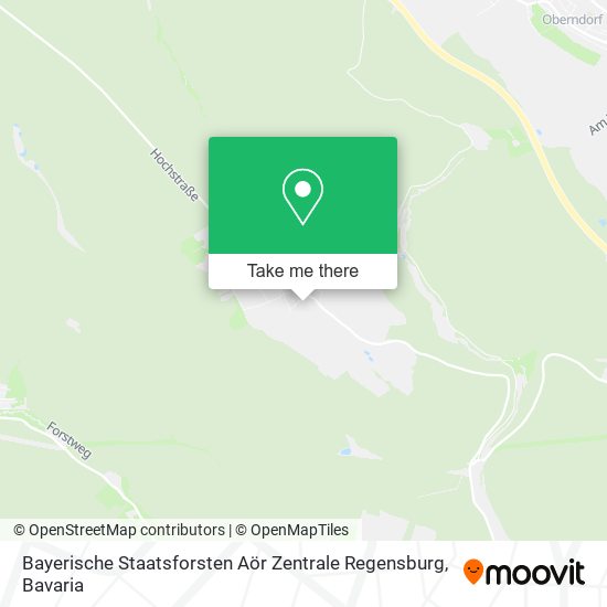 Bayerische Staatsforsten Aör Zentrale Regensburg map