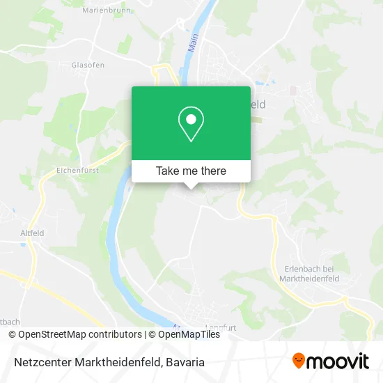Карта Netzcenter Marktheidenfeld