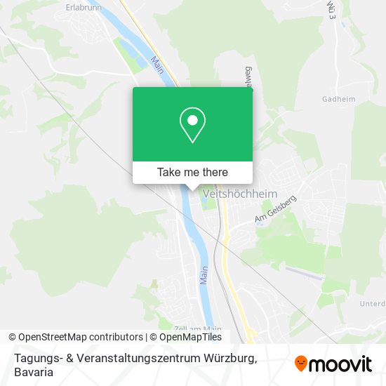 Tagungs- & Veranstaltungszentrum Würzburg map