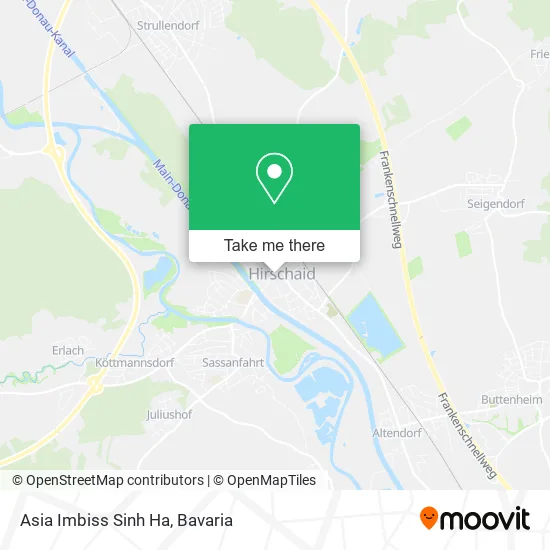 Карта Asia Imbiss Sinh Ha