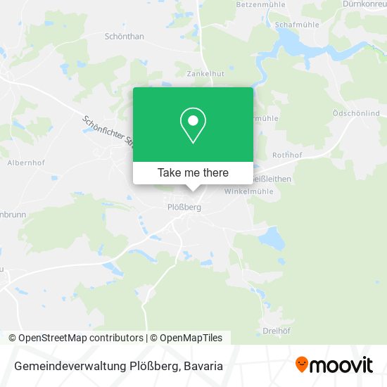 Gemeindeverwaltung Plößberg map