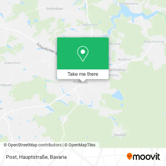 Карта Post, Hauptstraße