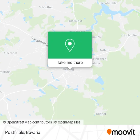 Карта Postfiliale