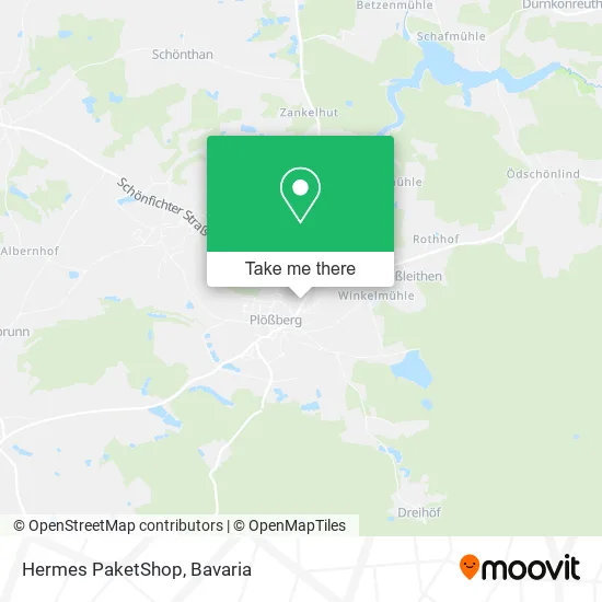 Карта Hermes PaketShop