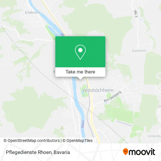 Карта Pflegedienste Rhoen