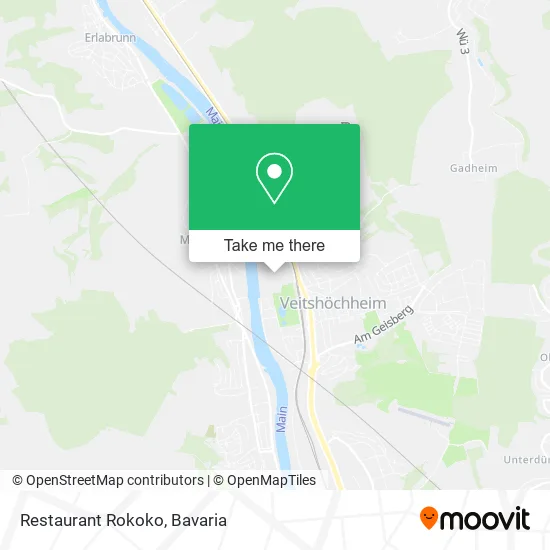 Карта Restaurant Rokoko