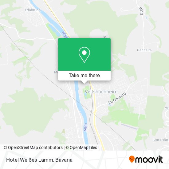 Hotel Weißes Lamm map