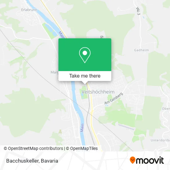 Карта Bacchuskeller