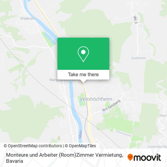 Monteure und Arbeiter (Room)Zimmer Vermietung map