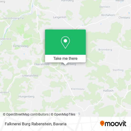 Falknerei Burg Rabenstein map