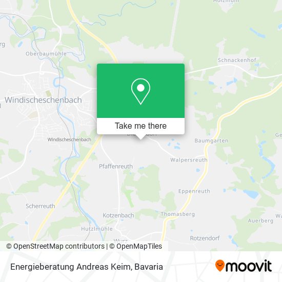 Energieberatung Andreas Keim map