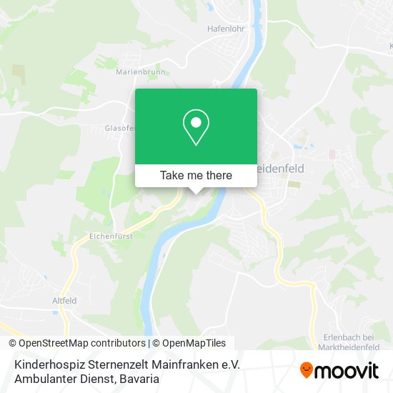 Kinderhospiz Sternenzelt Mainfranken e.V. Ambulanter Dienst map
