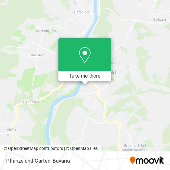 Карта Pflanze und Garten