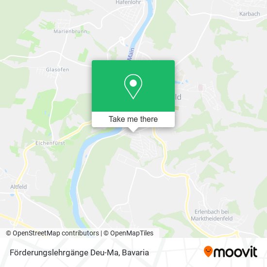 Förderungslehrgänge Deu-Ma map