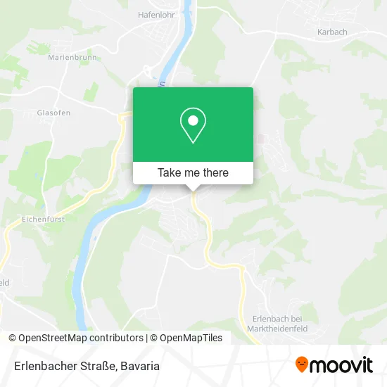 Карта Erlenbacher Straße