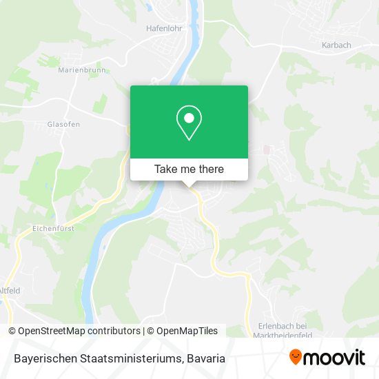 Bayerischen Staatsministeriums map