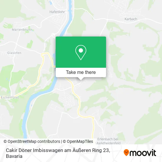 Карта Cakir Döner Imbisswagen am Äußeren Ring 23