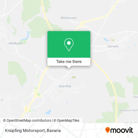 Knüpfing Motorsport map