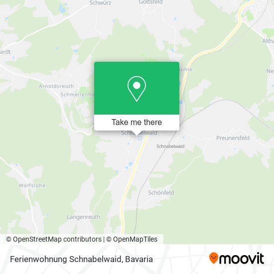 Ferienwohnung Schnabelwaid map