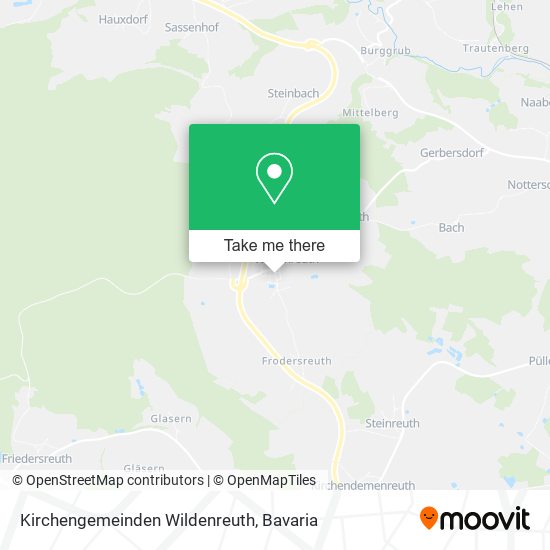 Kirchengemeinden Wildenreuth map