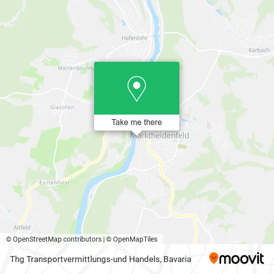 Карта Thg Transportvermittlungs-und Handels