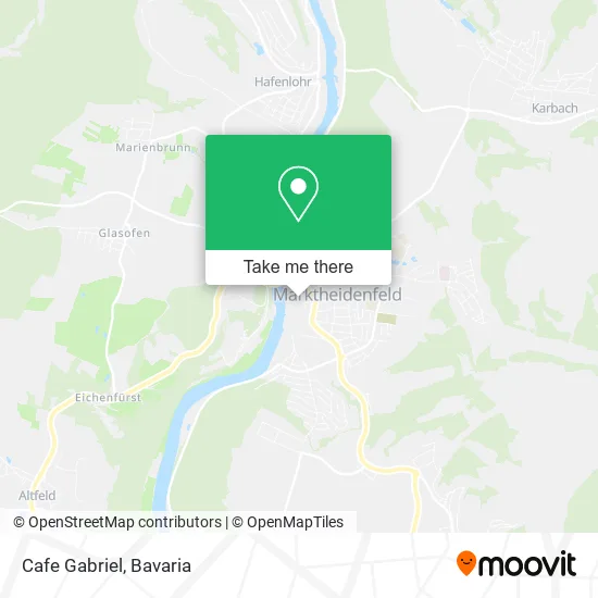 Карта Cafe Gabriel