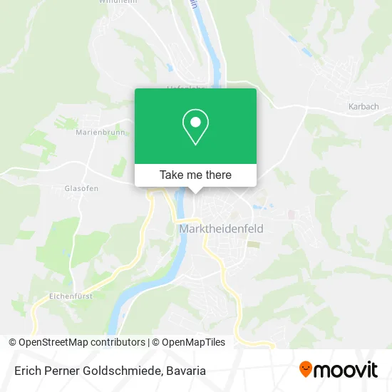 Карта Erich Perner Goldschmiede