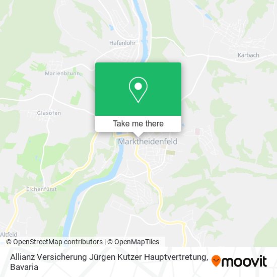 Allianz Versicherung Jürgen Kutzer Hauptvertretung map