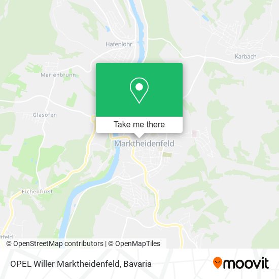 OPEL Willer Marktheidenfeld map