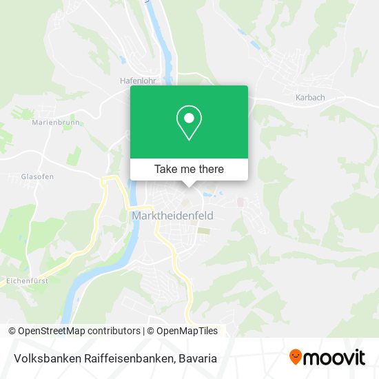 Volksbanken Raiffeisenbanken map
