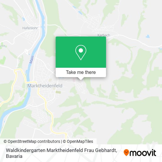 Waldkindergarten Marktheidenfeld Frau Gebhardt map