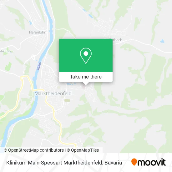 Карта Klinikum Main-Spessart Marktheidenfeld