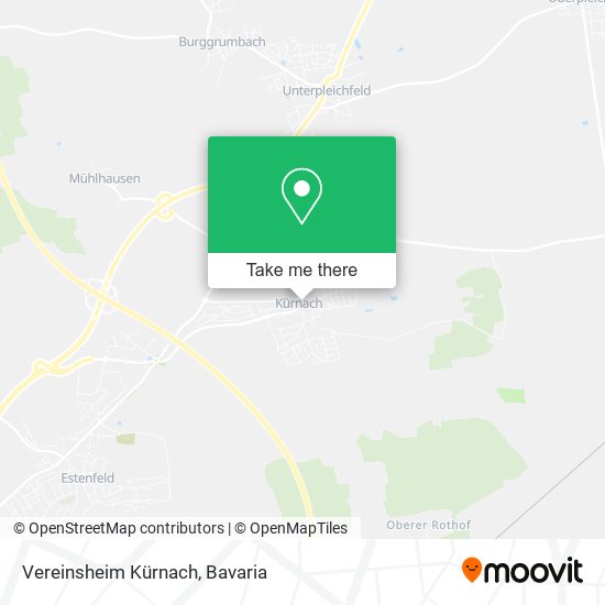 Vereinsheim Kürnach map