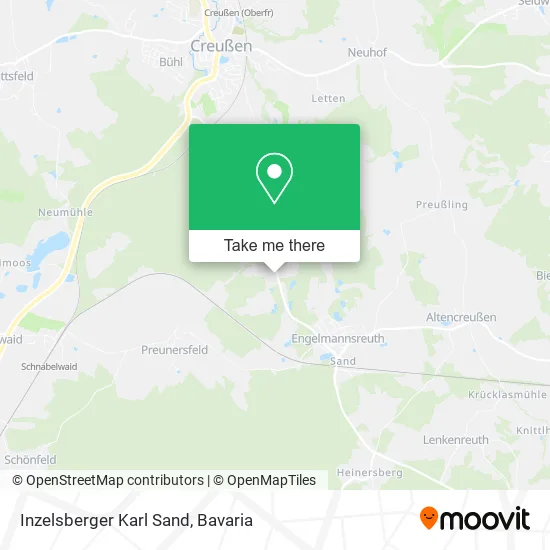 Карта Inzelsberger Karl Sand