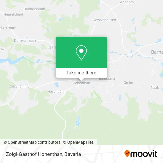 Карта Zoigl-Gasthof Hohenthan