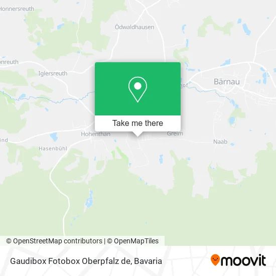Карта Gaudibox Fotobox Oberpfalz de