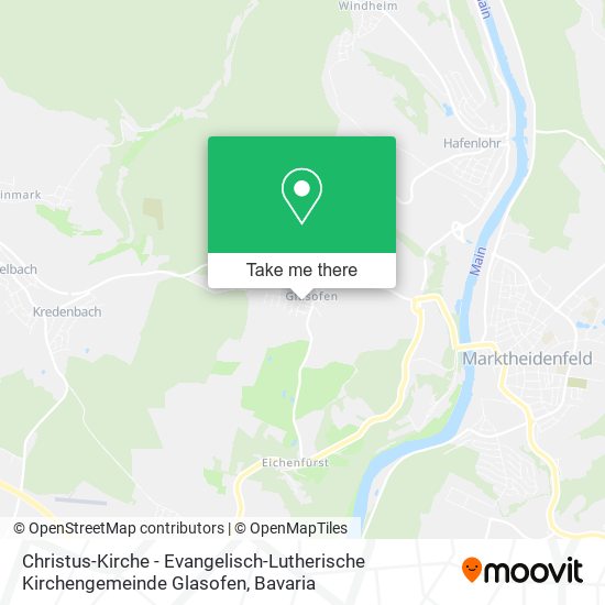 Christus-Kirche - Evangelisch-Lutherische Kirchengemeinde Glasofen map
