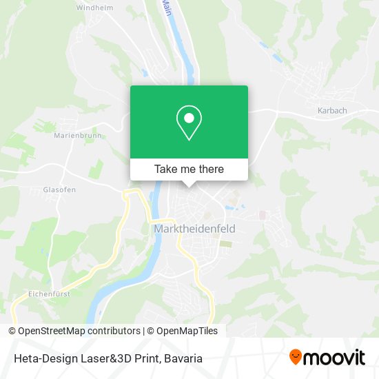 Heta-Design Laser&3D Print map