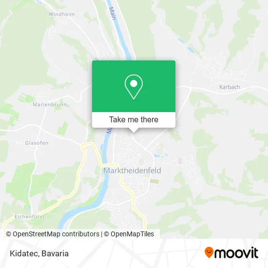 Карта Kidatec