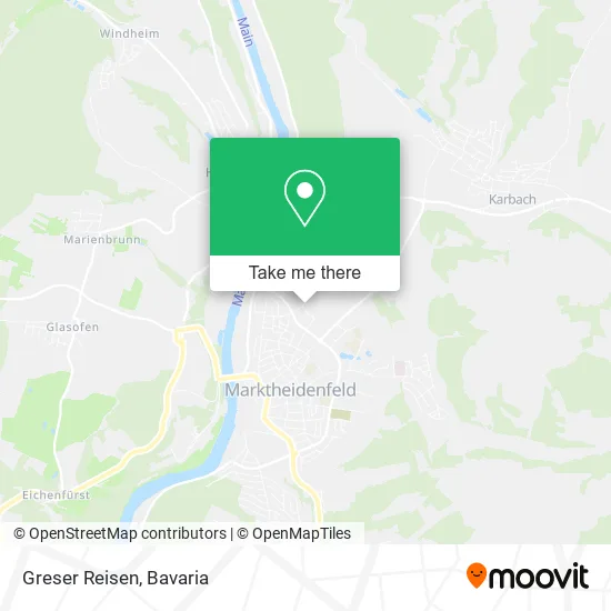 Карта Greser Reisen