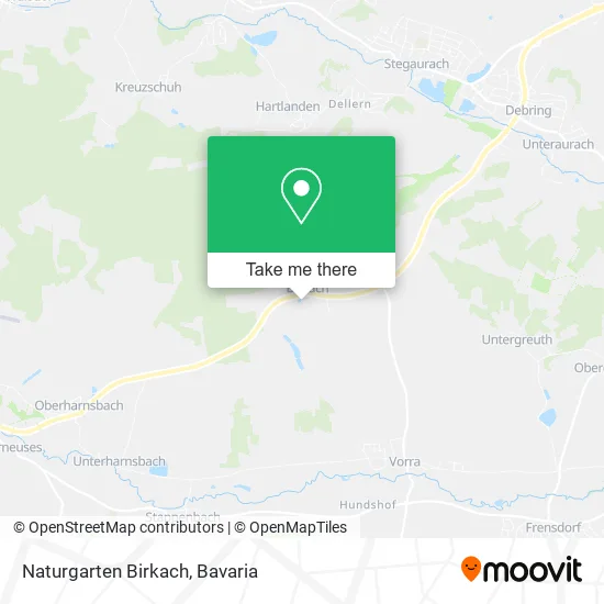 Naturgarten Birkach map