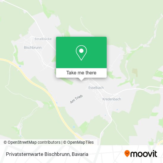 Privatsternwarte Bischbrunn map