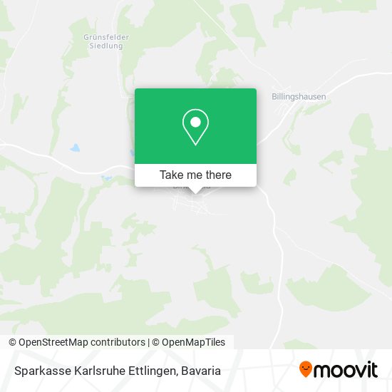 Sparkasse Karlsruhe Ettlingen map