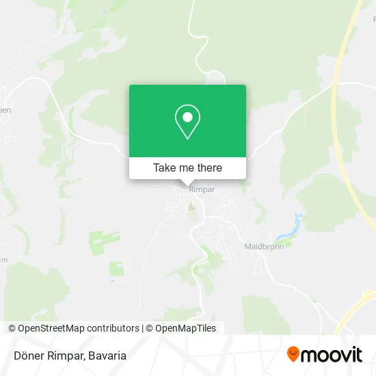 Карта Döner Rimpar